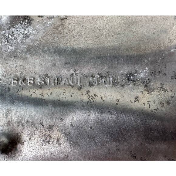 Vintage Aluminum Leaf Vegetable Tray B&B St Paul Minn 19"x5" - Picture 4 of 5